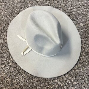 Abercrombie & Fitch light grey felt Panama Hat